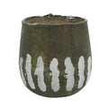 Ptmd theelichthouder limaa s groen 10 cm | 6 stuks