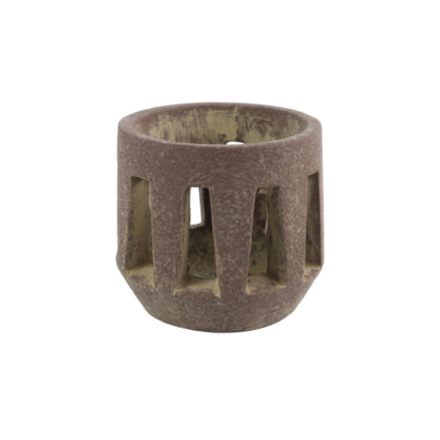 Countryfield theelichthouder berie s bruin 11 cm | 12 stuks