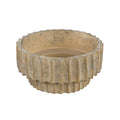 Ptmd schaal mitty m bruin 25 cm | 8 stuks
