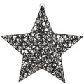 Countryfield kerstster lille l led op batterij zwart 50 cm | 6 stuks