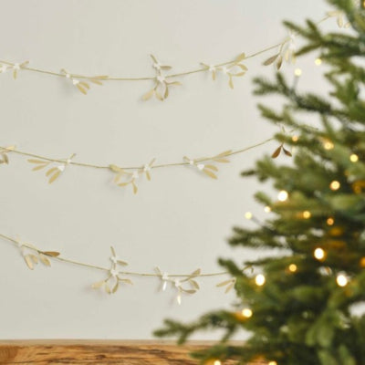 Ginger ray slinger mistletoe goudkleurig 5 meter | 20 stuks