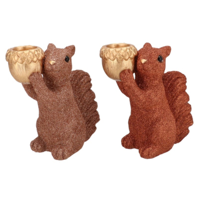 Daan kromhout schaal jingle eekhoorn staand nude koperkleurig 21 cm 2 assorti | 6 stuks