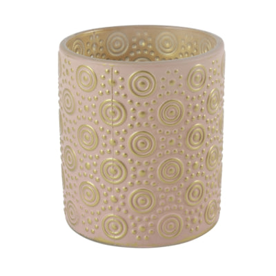 Countryfield theelichthouder hailey m roze 10 cm | 24 stuks