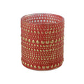 Countryfield theelichthouder hailey s rood 8 cm | 24 stuks