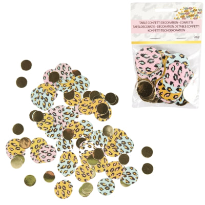 Confetti funky leopard 20 gram | 48 stuks
