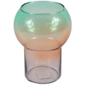 Vaas osha glas meerkleurig 16 cm | 24 stuks