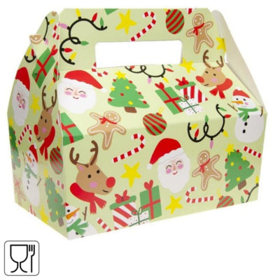 Menubox karton kerst 22,5 cm | 48 stuks