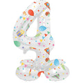 Folat folieballon staand 4 joyful party 41 cm | 20 stuks
