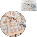 Ginger ray welkomstbord bruiloft acryl 60 cm | 10 stuks