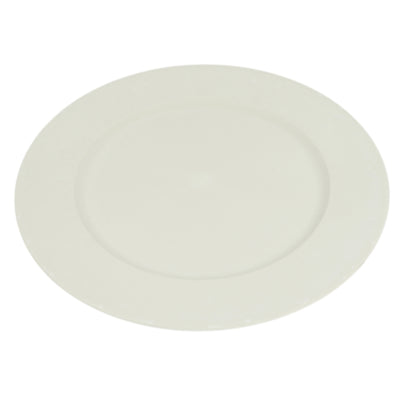 Hbx decoratie bord licht grijs 33 cm | 12 stuks