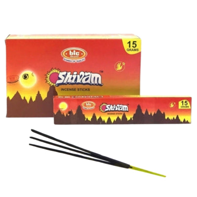 Bic brand wierookstokjes shivam 20 cm 15 gram | 24 stuks