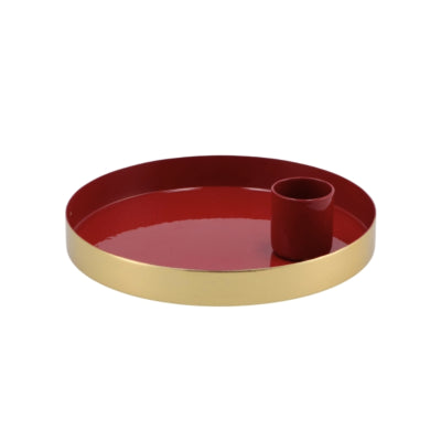 Daan kromhout kandelaar rond marrakech bordeaux 12 cm | 8 stuks