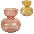 Vaas glas 25 cm 2 assorti | 6 stuks