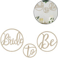 Ginger ray hangdecoratie bride to be 35 cm set van 3 | 10 stuks