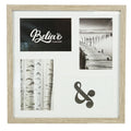 Fotolijst 4 fotos met passe partout bruin 10 x 15 cm | 6 stuks