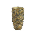 Ptmd bloempot waves bruin hoog s 27 cm | 6 stuks