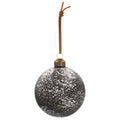 Ngk kerstbal robuust glas mat zwart 8 cm | 24 stuks