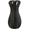 Light living light en living vaas abajo mat zwart 43 cm | 2 stuks
