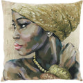 Unique living kussen siwa vrouw 45 x 45 cm | 6 stuks