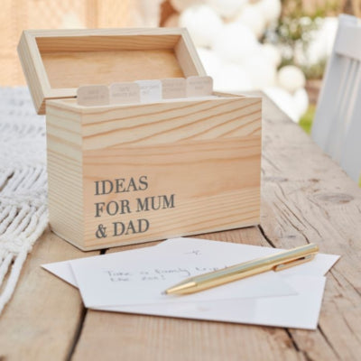 Ginger ray ideeënbox mum dad hout 14,5 cm | 5 stuks