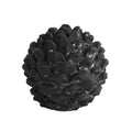 Countryfield beeld dennenappel donato s zwart 11 cm | 8 stuks