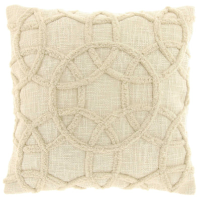 Unique living kussen everon dove white 45 x 45 cm | 6 stuks