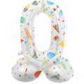Folat folieballon staand 0 joyful party 41 cm | 20 stuks