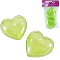 Hanger hart groen 10 cm 2 stuks | 24 stuks