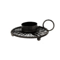Daan kromhout theelichthouder ariana zwart 12 cm | 12 stuks