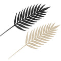 Daan kromhout kunsttak shine fern zwart champagnekleurig 48 cm set van 12 | 8 stuks