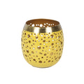 Countryfield theelichthouder anjana s geel 8 cm | 8 stuks