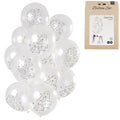 Folat ballonnen origami cijfer 4 jaar 30 cm set van 12 | 24 stuks