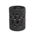 Countryfield theelichthouder dassel s zwart 12 cm | 8 stuks