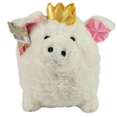 Funky piggy family knuffel funky piggy wit 30 cm | 6 stuks