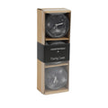 Countryfield drijfkaars bollie grijs 5 cm set van 3 | 24 stuks