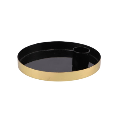 Daan kromhout kandelaar rond marrakech zwart 12 cm | 8 stuks