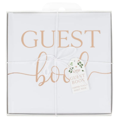 Ginger ray gastenboek wit 21 cm | 10 stuks