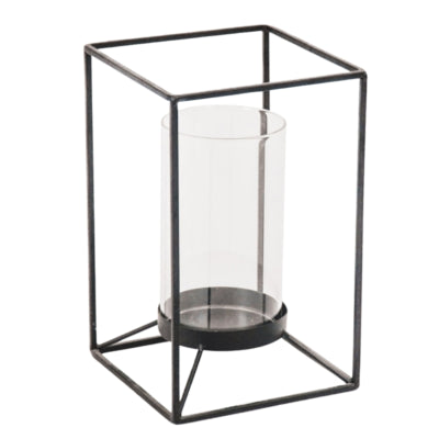 Housevitamin lantaarn zwart 25 cm | 6 stuks