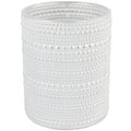 Countryfield theelichthouder hailey m wit zilverkleurig 10 cm | 24 stuks