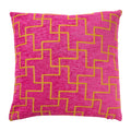 (r) kussenhoes jacquard roze 45 x 45 cm | 12 stuks