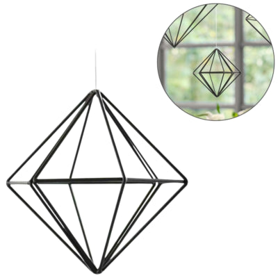 Ginger ray geometrische hangdecoratie zwart 15 cm | 10 stuks
