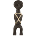 J-line figuur primitief mangohout zwart 47 cm | 6 stuks