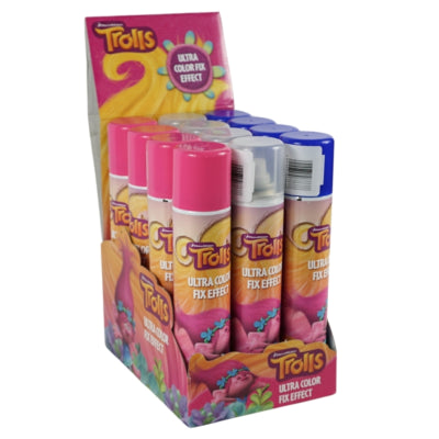 Trolls haarspray 200 ml 3 assorti | 12 stuks