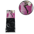 Perini fantasie panty zwart chevron patroon l xl | 10 stuks