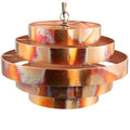 Ptmd hanglamp zanth koperkleurig 42 cm | 2 stuks
