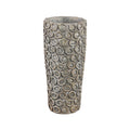 Ptmd cementpot met cirkels ginte s 45 cm | 2 stuks
