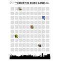 Senza krasposter toerist in eigen land 80 cm | 12 stuks