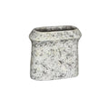 Ptmd bloempot nimma ovaal s cement grijs 20 cm | 8 stuks