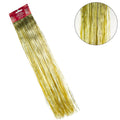 Deco heitmann lametta folie goudkleurig 300 stroken 50 cm | 72 stuks