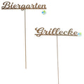 Alma garden tuinsteker roestbruin 95 cm 2 assorti | 24 stuks